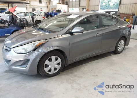 2016 Hyundai Elantra Se z USA, uszkodzony, nr VIN KMHDH4AE3GU647017